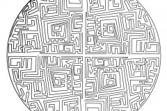 Mandala a colorier adulte difficile 29